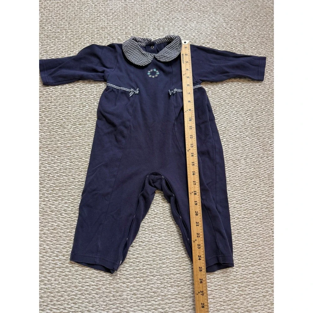 Gymboree vintage rainbow tag romper jumper nautical 18-24 Months 90's Y2K